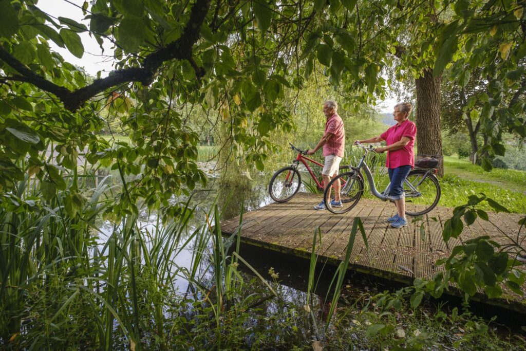 4 Bad Laas­phe Kurpark_mit_Teich_Kappest